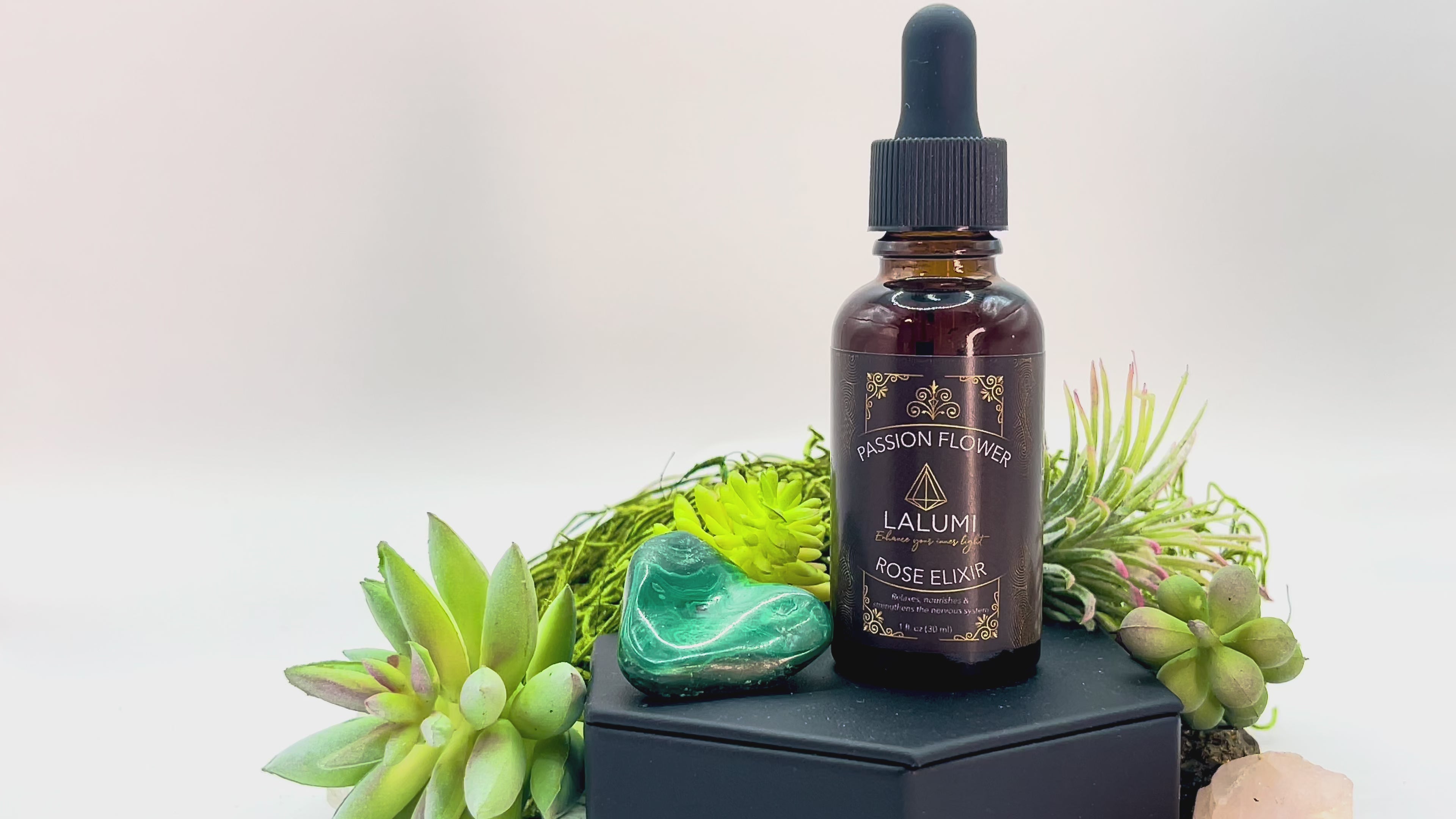 Image of Wildcrafted Passionflower-Rose Herbal Elixir